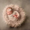 Newborn Photography Props Soft Baby Faux Fur Long Pile Blanket Background Kid Layer Cute Infant Photo Shoot Accessories