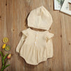 2020 Baby Spring Autumn Clothing Newborn Baby Girl Cotton&Linen Clothes Ruffle Romper Embroidery Jumpsuit Hat 2PCS Outfit