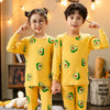 Children'S Sleepwear Clothes Set Avocado Print Sleeping Pajamas Casual Autumn Kids Baby Indoor Costumes Kids Winter Underwear