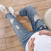 New Maternity Pants Thin Section Stomach Lift Ultra-Thin Denim Pants Pregnant Women Jeans for Pregnant Women