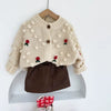 Autumn Winter New Baby Girl Skirt Brown Soft Leather Skirts Korean Children'S Skirt Falda Toddler Girl Fall Clothes
