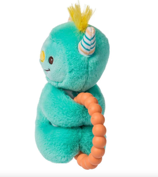 - Sweet Soothie Baby Teether Rattle - Soft & Textured Teething Toy - Soothing & Entertaining for Infants - Mookie Monster