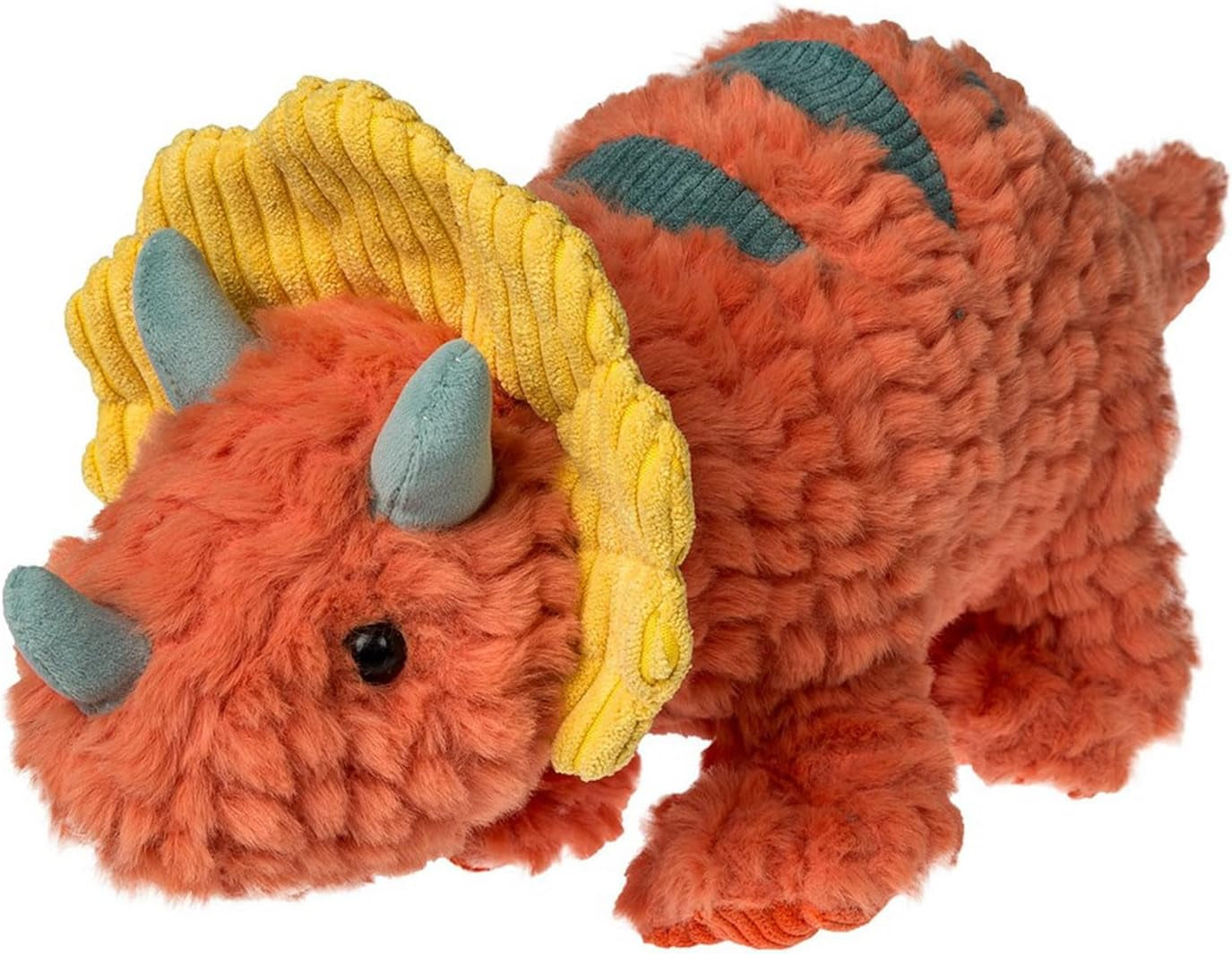 Stuffed Animal Fabfuzz Soft Toy, 14-Inches, Checkers Triceratops