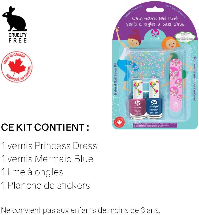 Natural Nail Salon Kit, Little Mermaid