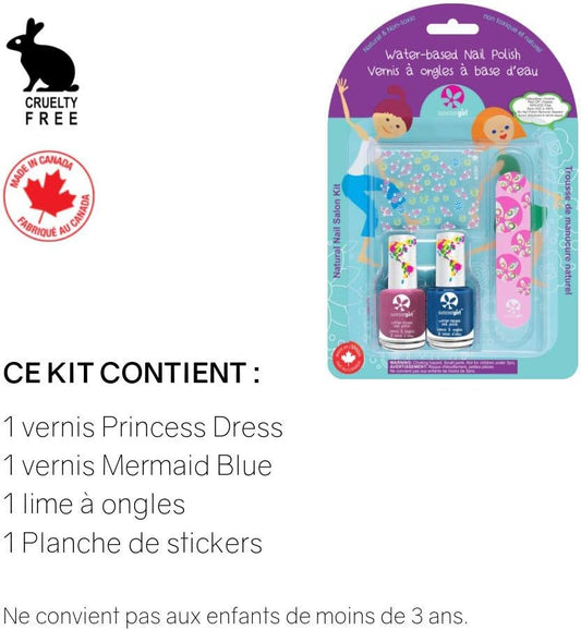 Natural Nail Salon Kit, Little Mermaid