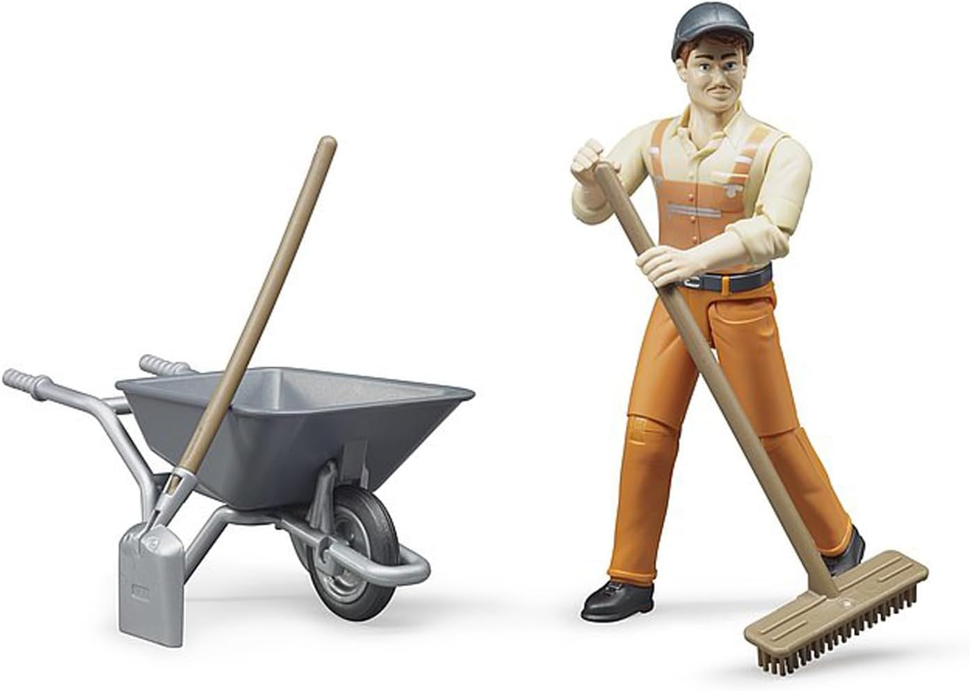 Figure-Set Municipal Worker Vehicles-Toys