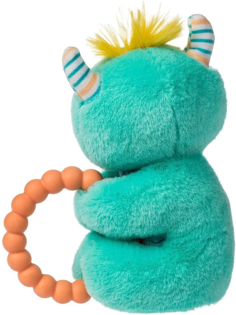 - Sweet Soothie Baby Teether Rattle - Soft & Textured Teething Toy - Soothing & Entertaining for Infants - Mookie Monster
