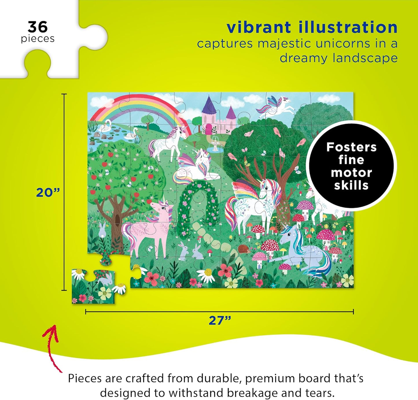 Unicorn Dreams Floor Puzzle (36 Piece)