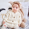 Toddler Girls Boys Suit Autumn Winter Children Clothing Boys Girls Baby Knit Sweater Cardigan + Shorts Suit Baby Clothes Suit