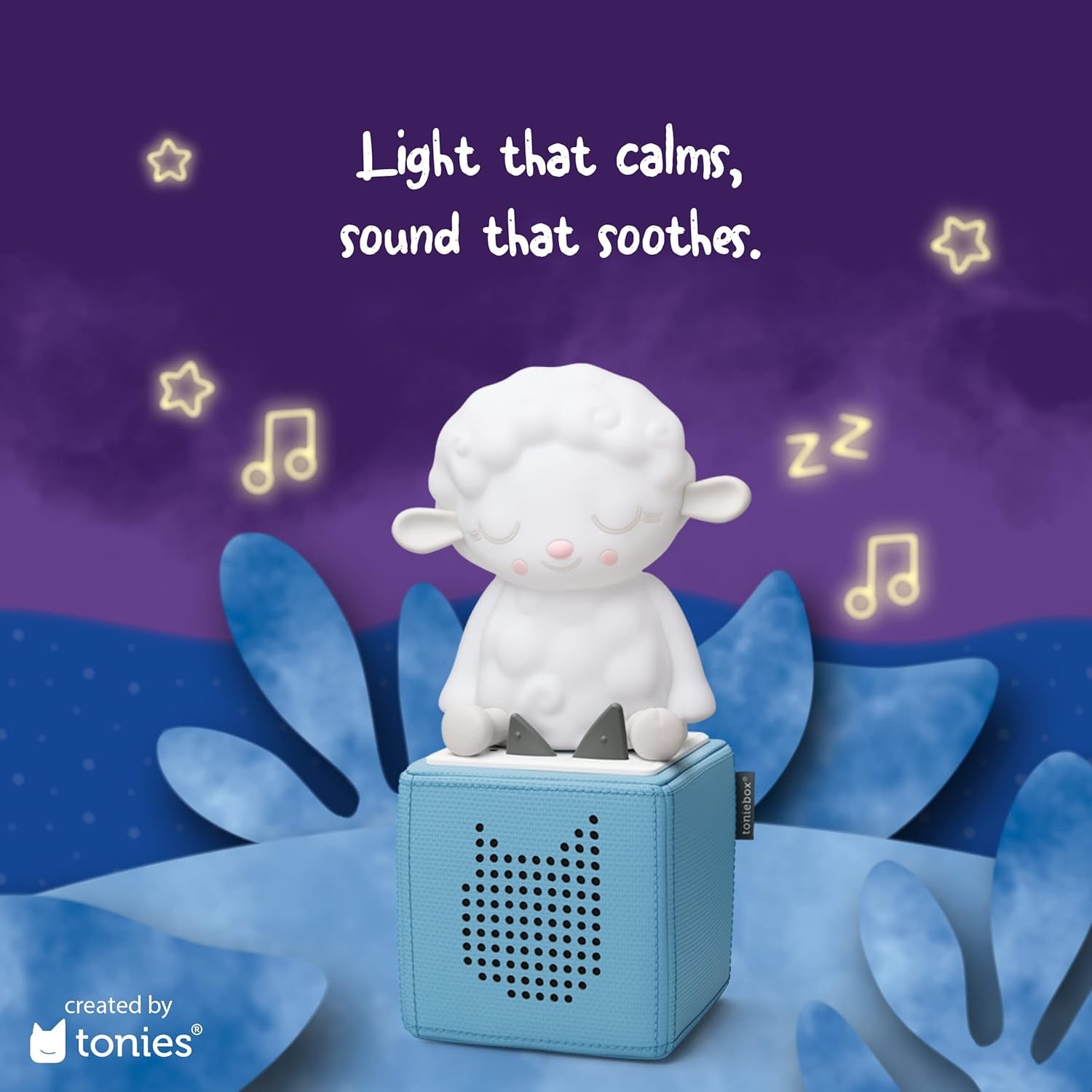 Night Light - Sleepy Sheep Audio Play Character from Sleepy Friends | Warm Glow | 90 Minutes of Beautifully Composed Melodies | Record Your Own Bedtime Stories