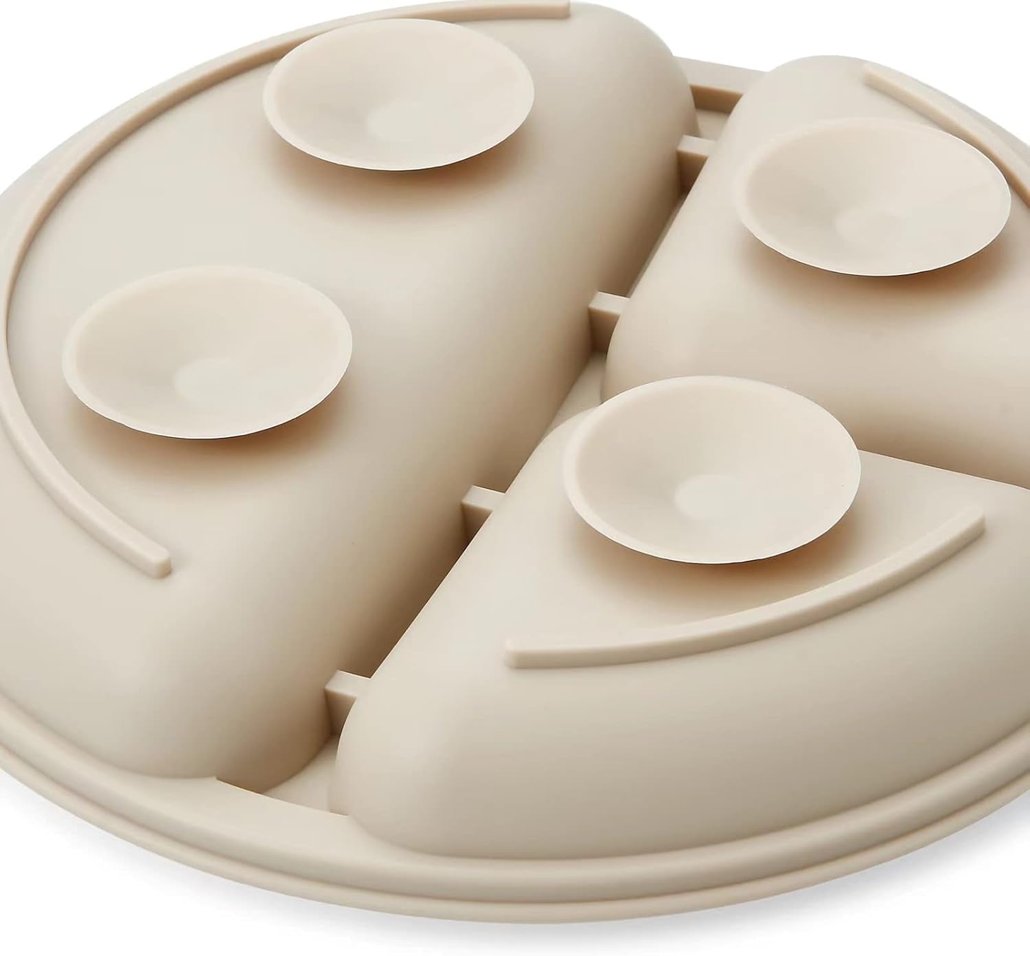 2 Pack Toddler Plates Silicone Suction Plates for Baby Kids| Divided Unbreakable Baby Feeding Plate, Non-Slip, Non-Toxic, BPA Free, Dishwasher and Microwave Safe