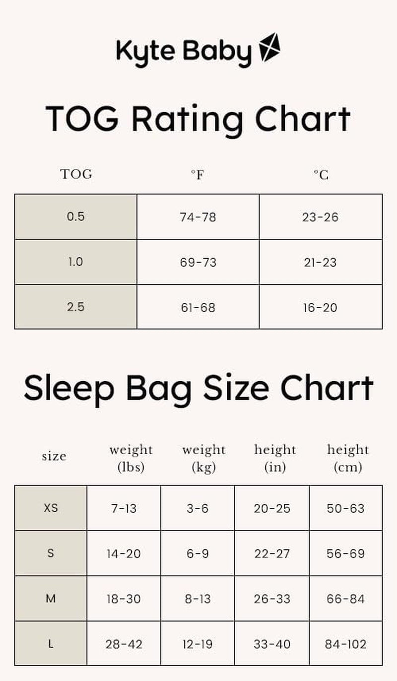 Unisex Rayon Made from Bamboo Sleep Bag for Babies and Toddlers, 2.5 Tog