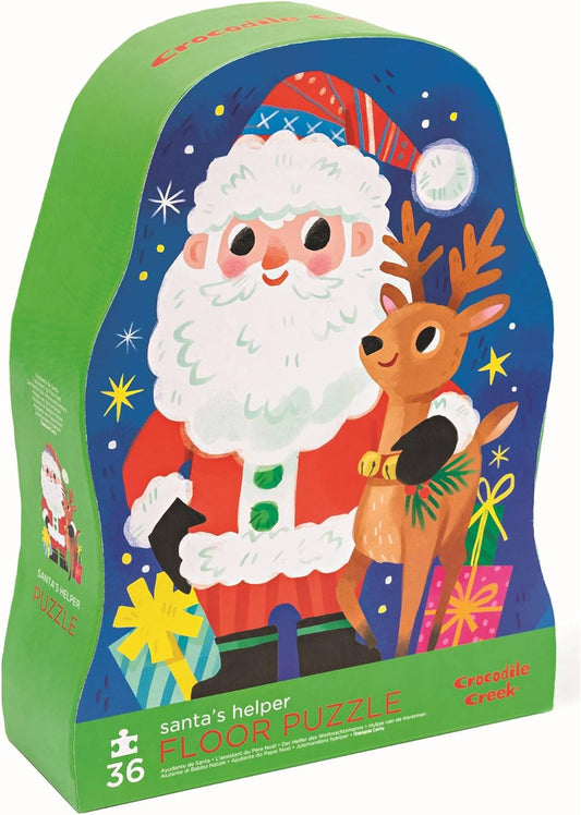 Santas Flying Reindeer Puzzle Box 36Pc, 1 EA