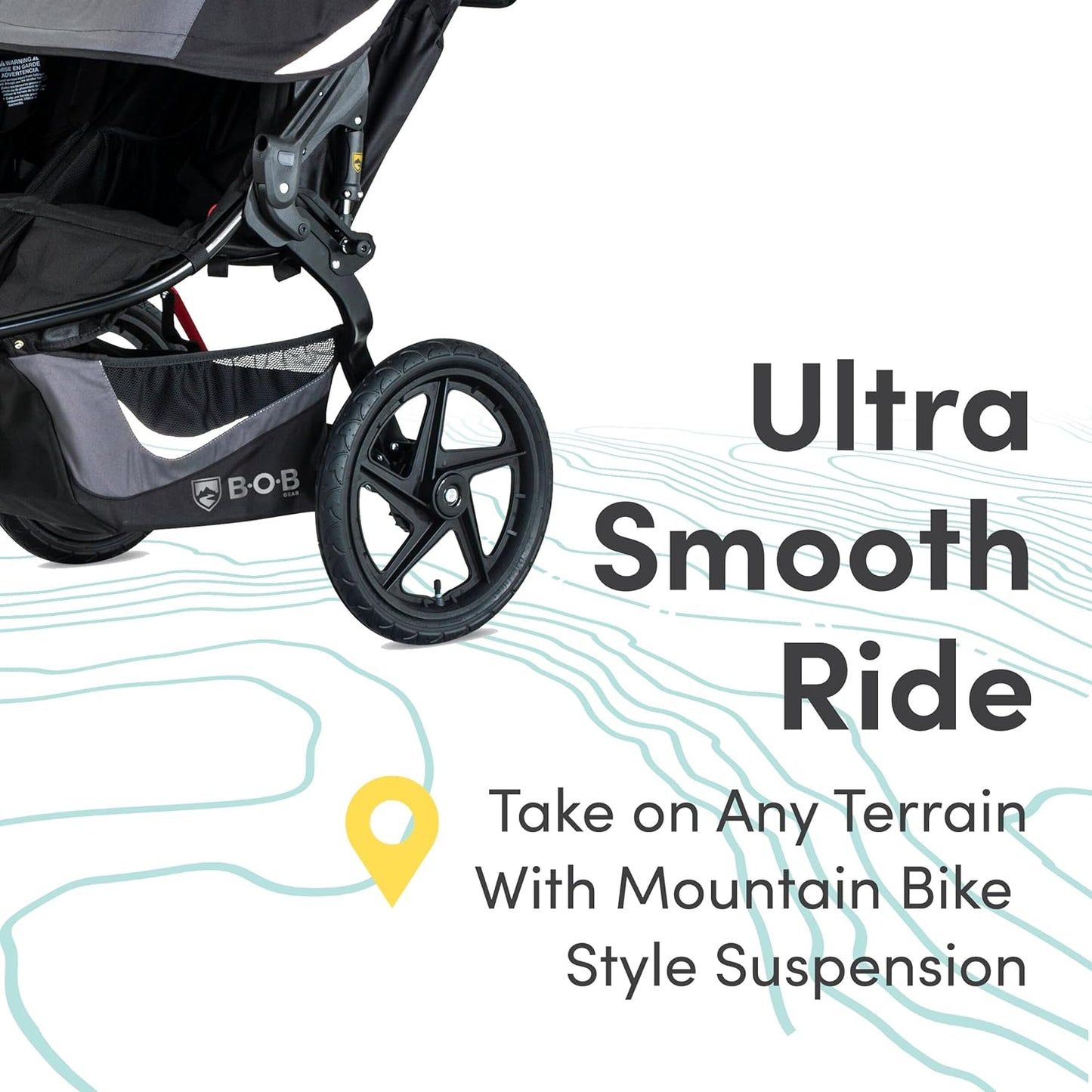 Revolution Flex 3.0 Duallie Jogging Stroller, Graphite Black