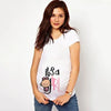 It'S a Girl Maternity plus Size Tees Tops Summer Pregnant Maternity T-Shirt Short Sleeve Casual Pregnancy Clothes Funny Clothing