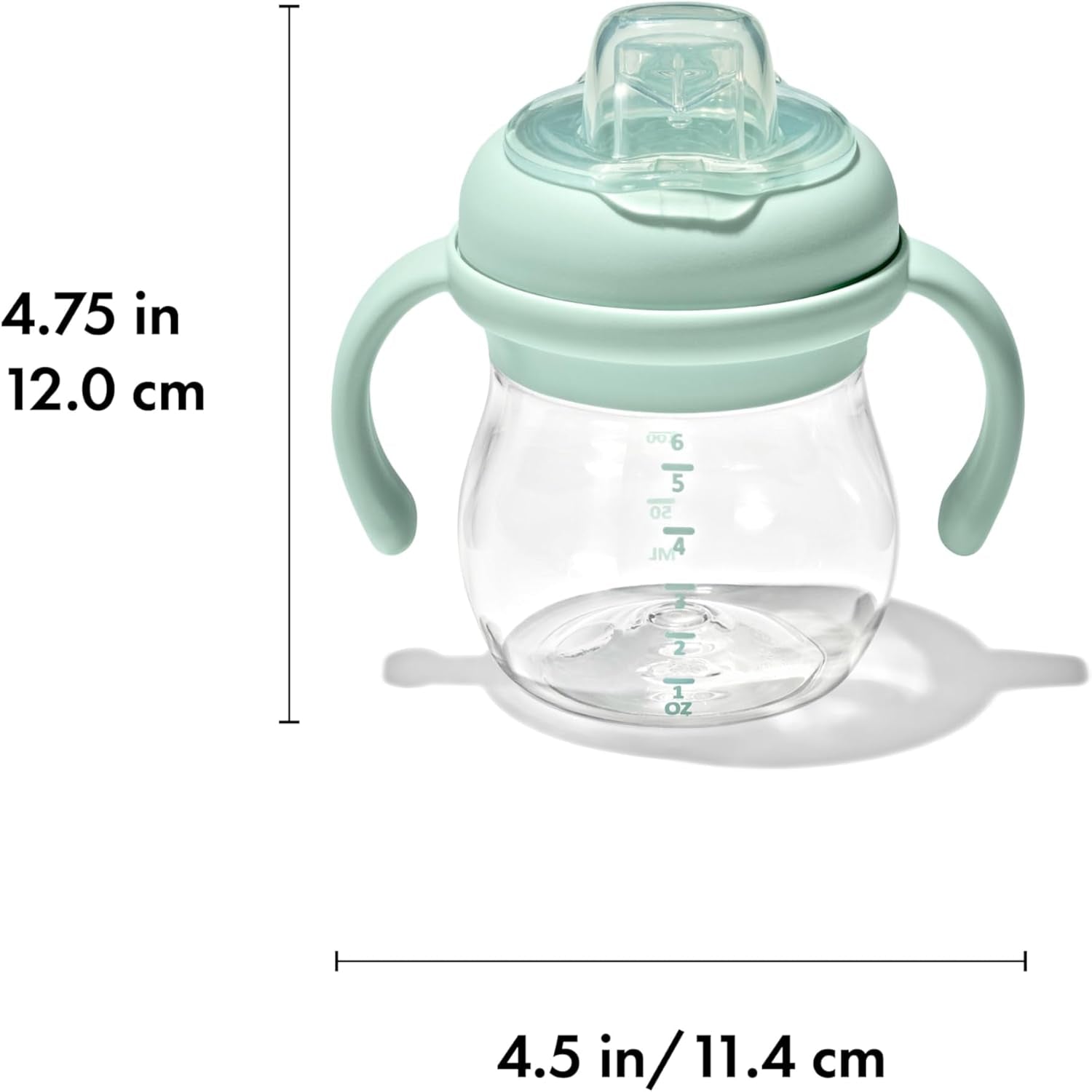 - 6 Oz Transitions Soft Spout Sippy Cup with Removable Handles - Spill-Proof for Toddler from 4 Months and up - Opal - 63165600