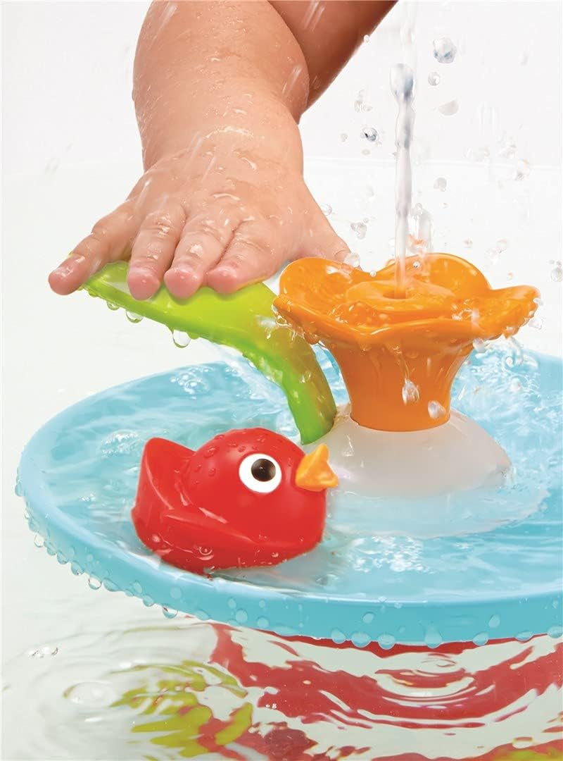 Bath Toy-Magical Duck Race with Auto Fountain, Water Pump, and 4 Racing Ducks