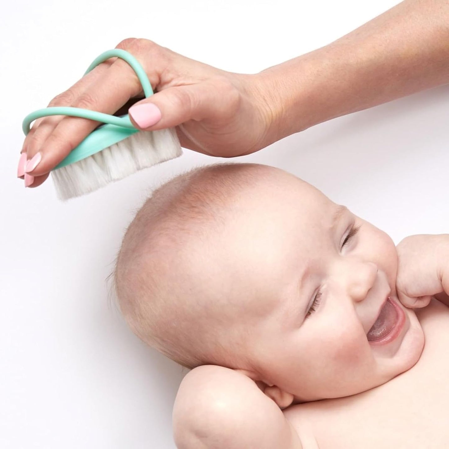 Infant Head-Hugging Baby Hairbrush and Comb Set Newborn and Up
