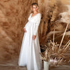Lace White Maternity Dresses for Baby Shower Sexy Pregnancy Photo Shoot Maxi Gown Pregnant Women Party Wedding Photography Props
