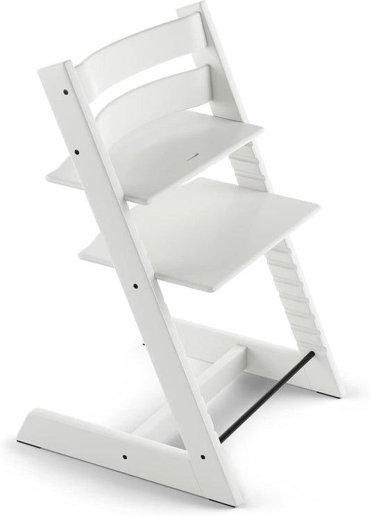 Tripp Trapp Chair from , White - Adjustable, Convertible Chair for Toddlers, Children & Adults - Convenient, Comfortable & Ergonomic - Classic Design