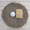 Newborn Photography Props Soft Baby Faux Fur Long Pile Blanket Background Kid Layer Cute Infant Photo Shoot Accessories