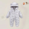 0-12M Cartoon Newborn Bodysuit Warm Romperssoft Newborn Baby Clothes Flannel Autumn Winter Baby Boys Girls Jumpsuit