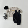 3560C Newborn Clothes Boy'S Corduroy Jumpsuit Autumn Winter Baby One Piece Clothes Casual Bib Pants