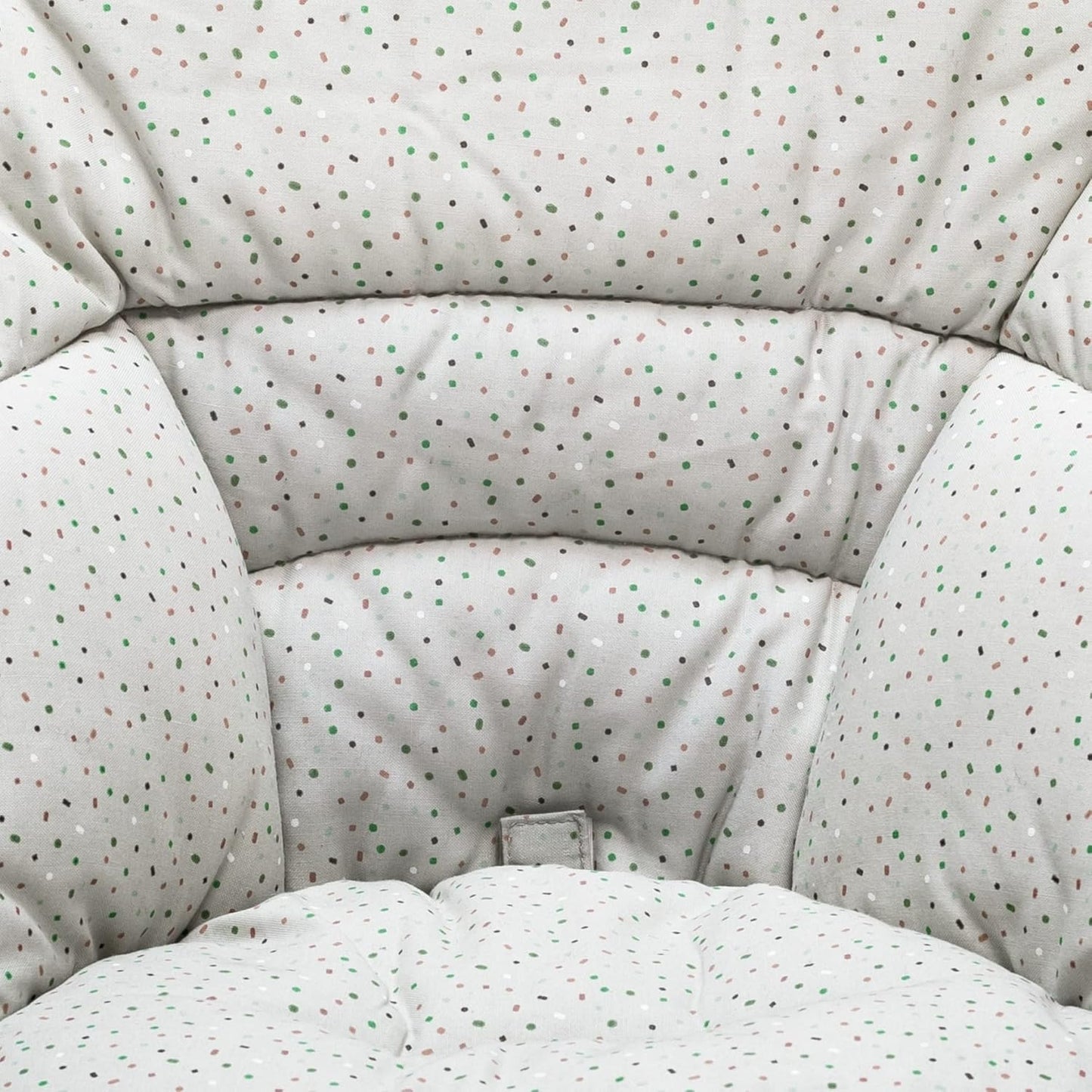 Clikk Cushion, Grey Sprinkles - Compatible with  Clikk High Chair - Provides Support for Babies - Made with Organic Cotton - Reversible & Machine Washable - Best for Ages 6-36 Months