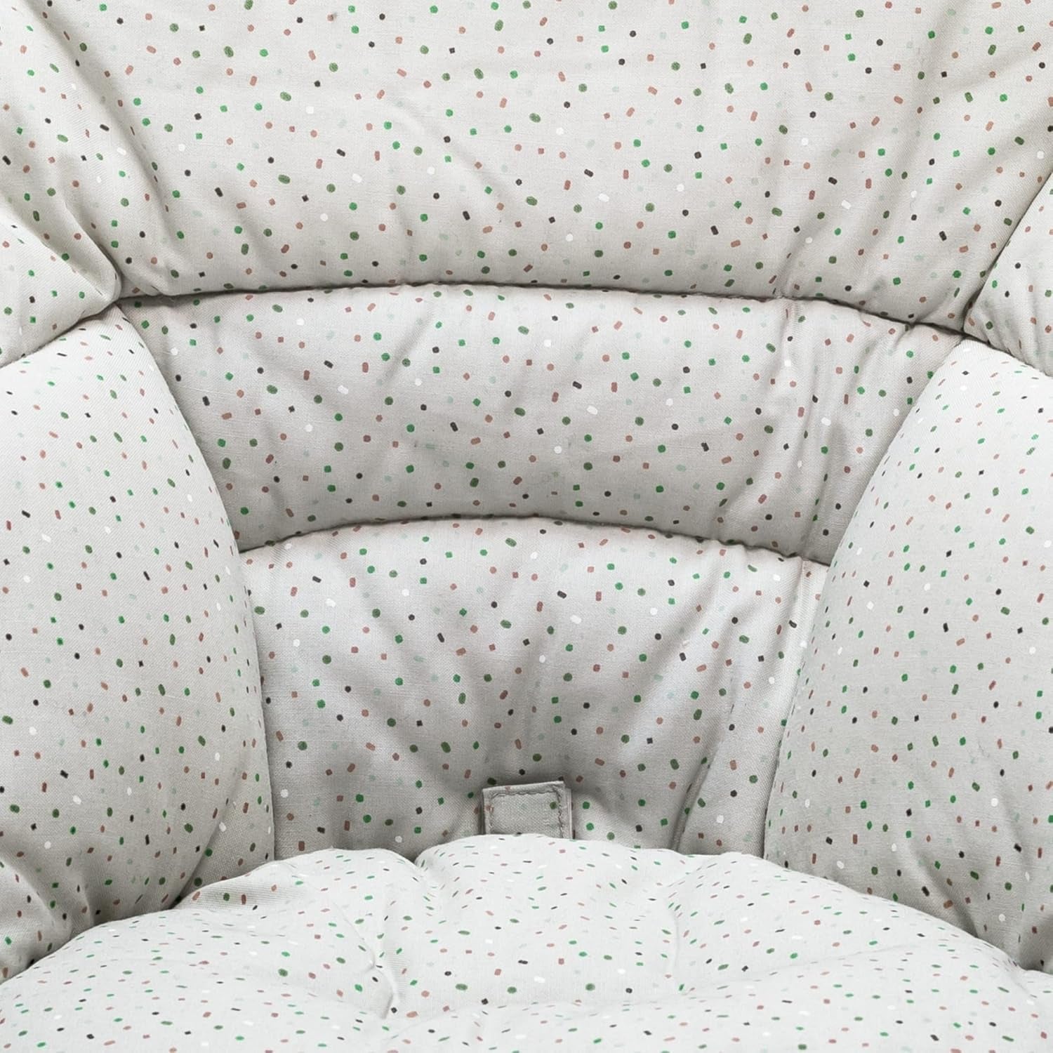 Clikk Cushion, Grey Sprinkles - Compatible with  Clikk High Chair - Provides Support for Babies - Made with Organic Cotton - Reversible & Machine Washable - Best for Ages 6-36 Months