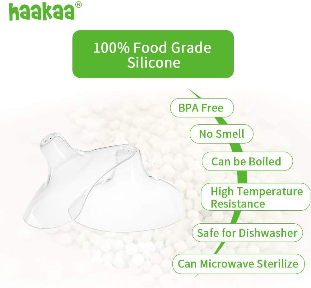 Nippleshield Silicone Nipple Shields for Breastfeeding with Carry Case Ultra-Thin Super-Soft (18Mm, 2Pk)