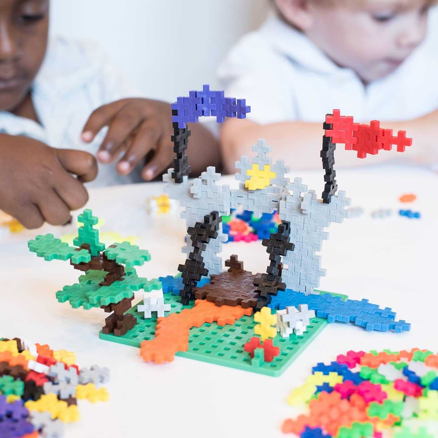 - Learn to Build Basic - 400 Pieces - Creative Building and Construction Set - Mix of Basic and Neon Colors in a Box - Kids 5 to 12 Years - P5014