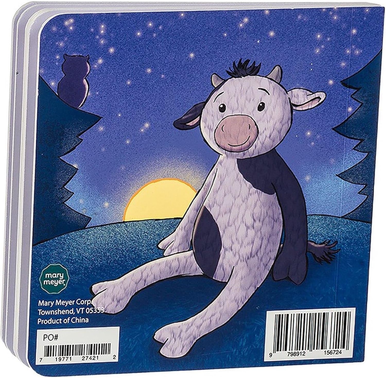 Board Book Putty Nursery Storytime Books for Babies and Toddlers, 6 X 6-Inches, Cow Jumps over the Moon