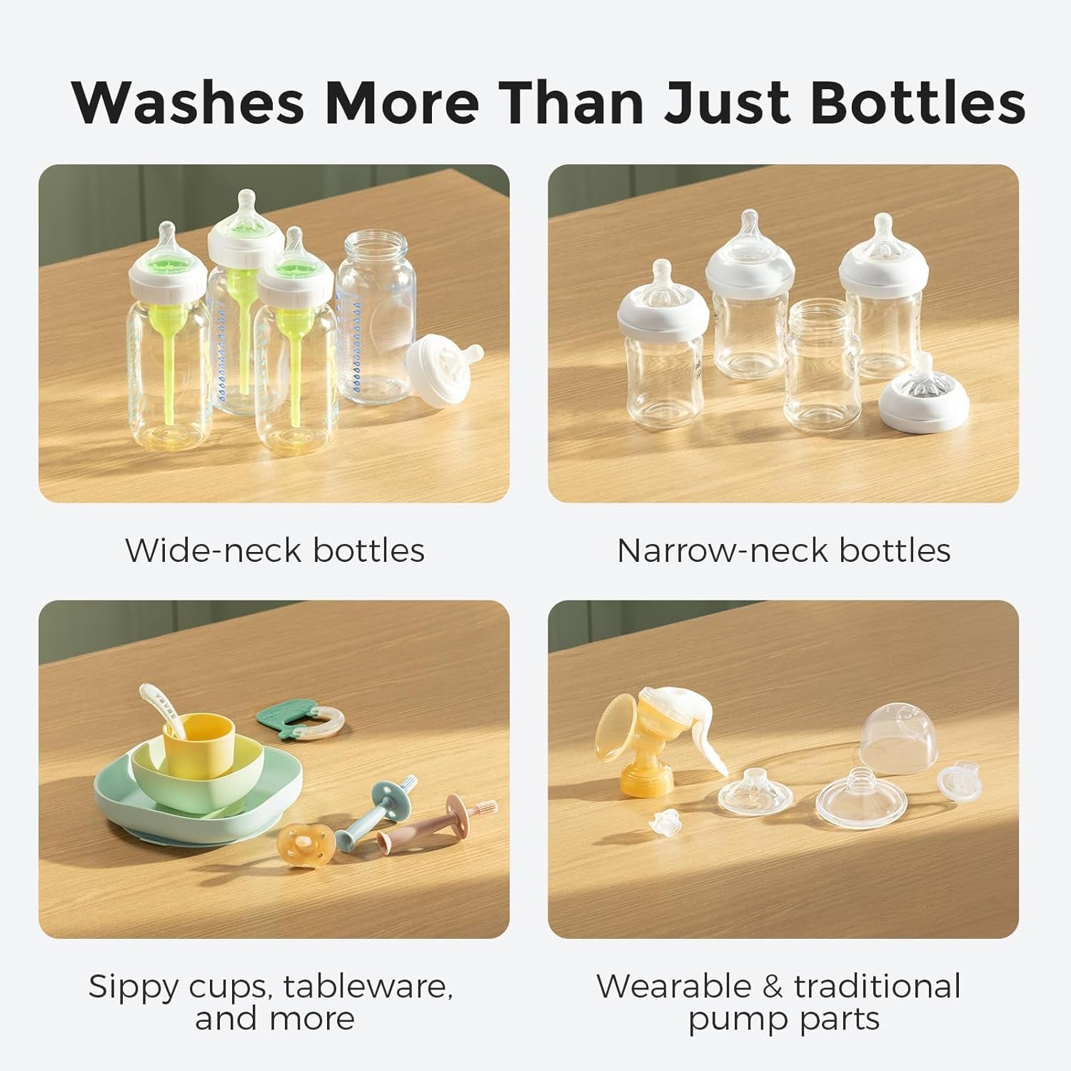 Kleanpal Pro Baby Bottle Washer, Sterilizer & Dryer - All-In-One Cleaning Machine for Bottles, Pump Parts & Baby Essentials - Time-Saving & Effortless Care