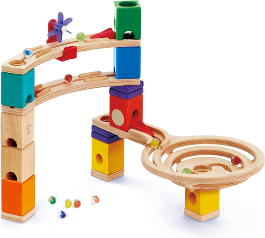 Quadrilla Race to the Finish Marble Run Blocks, Multicolor
