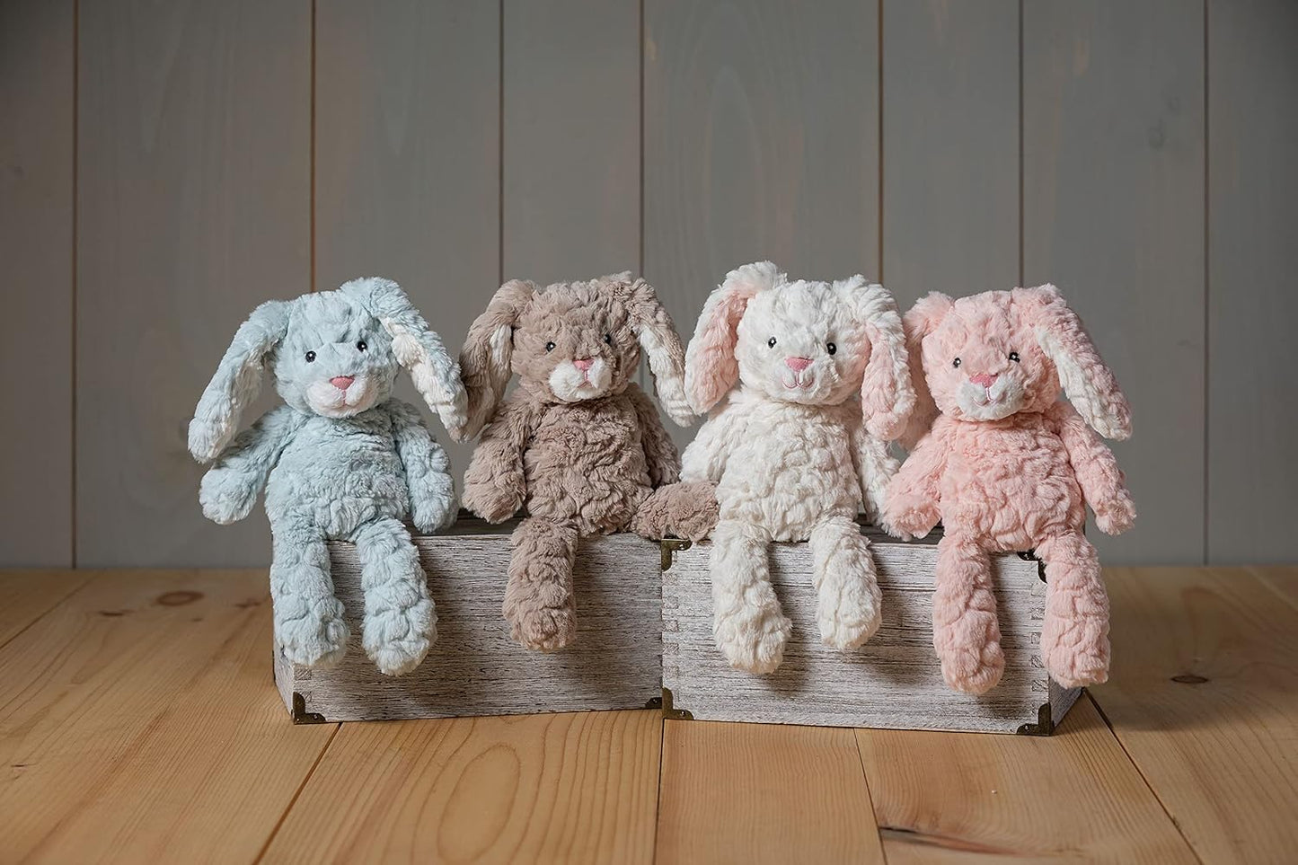 - Putty Nursery Stuffed Plush Animal Toy - Soft, Huggable Plushie for Babies, Toddlers, & Kids - Bunny - Tan 11"