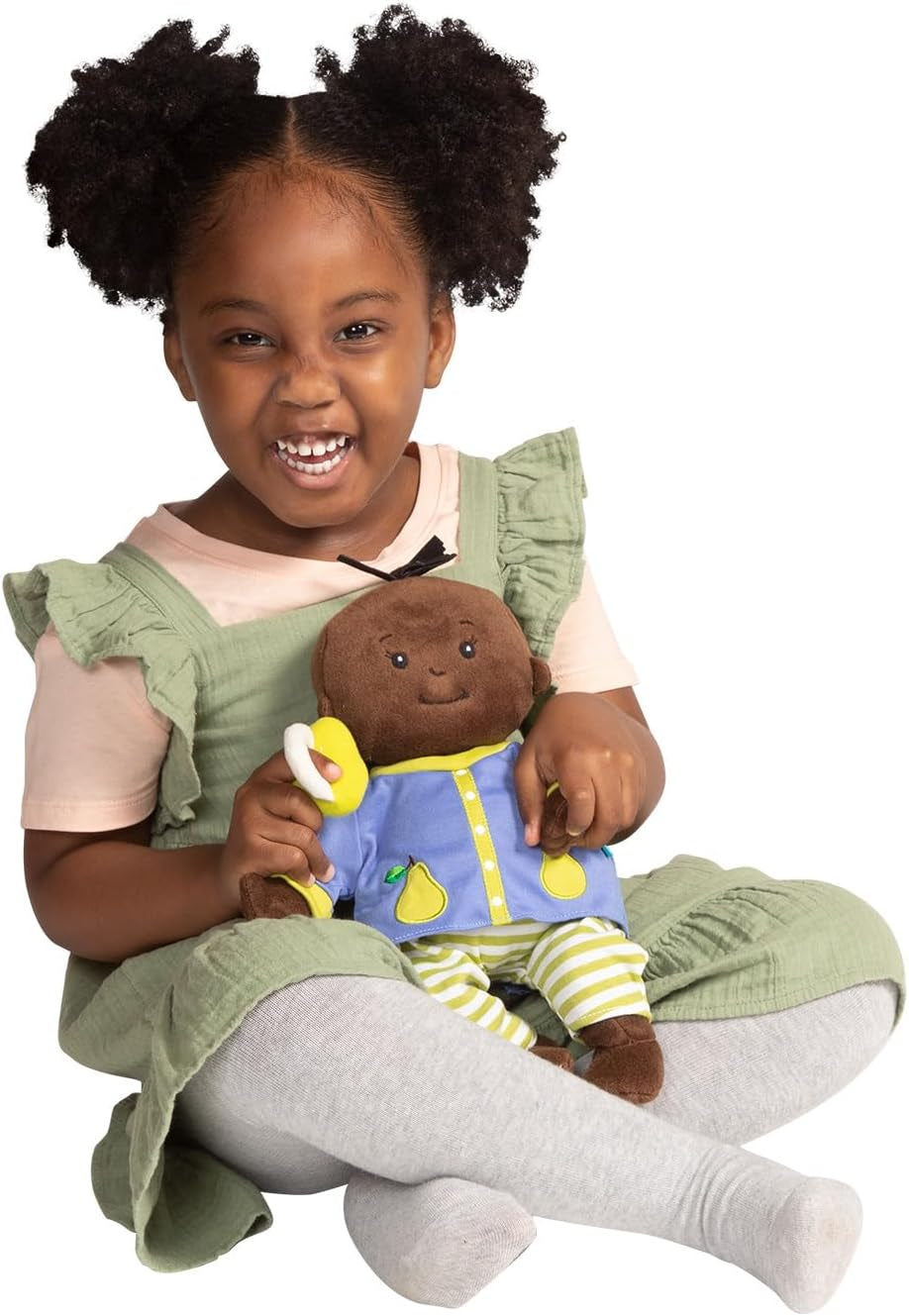 Baby Stella Brown Doll 15" Soft First Baby Doll