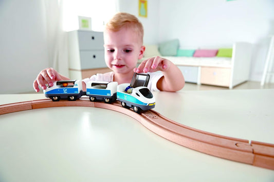 E3729 Figure 8 Safety Train Railway Set, 14.76" L X 3.15" W X 9.45" H, Multicolor