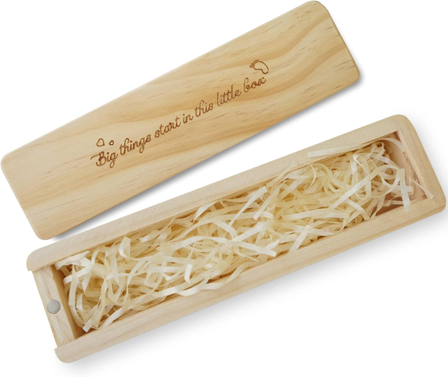 Pregnancy Test Keepsake Box, Pregnancy Announcement for Dad, Baby Announcements Ideas Wooden Baby Keepsake Box