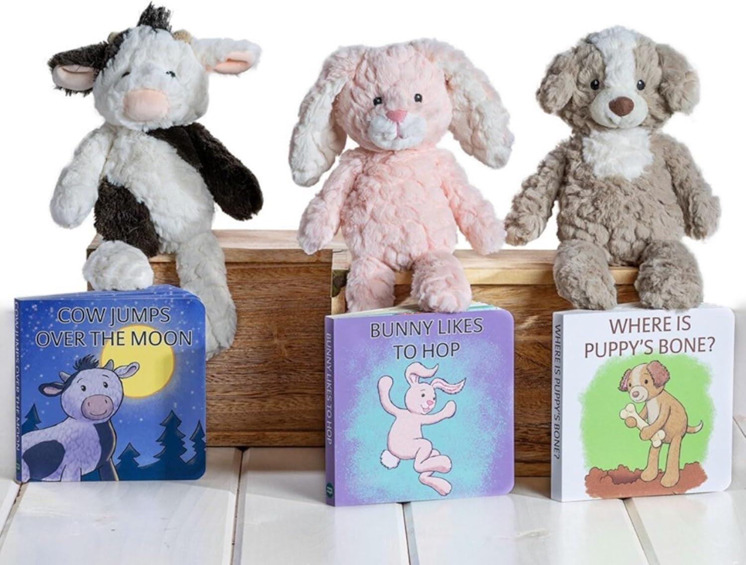 Board Book Putty Nursery Storytime Books for Babies and Toddlers, 6 X 6-Inches, Cow Jumps over the Moon