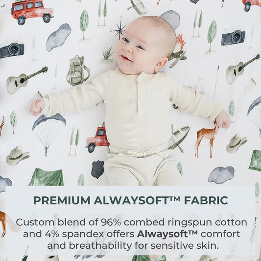 Pobi Baby Premium Baby Blanket, Soft Stretchy Quilt for Babies, Toddlers, Kids (Explore)