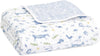 Dream Blanket, 100% Organic Cotton Muslin Blankets for Girls & Boys, Ideal Lightweight Newborn Nursery & Crib Blanket, Outdoors - Sleepy Forest