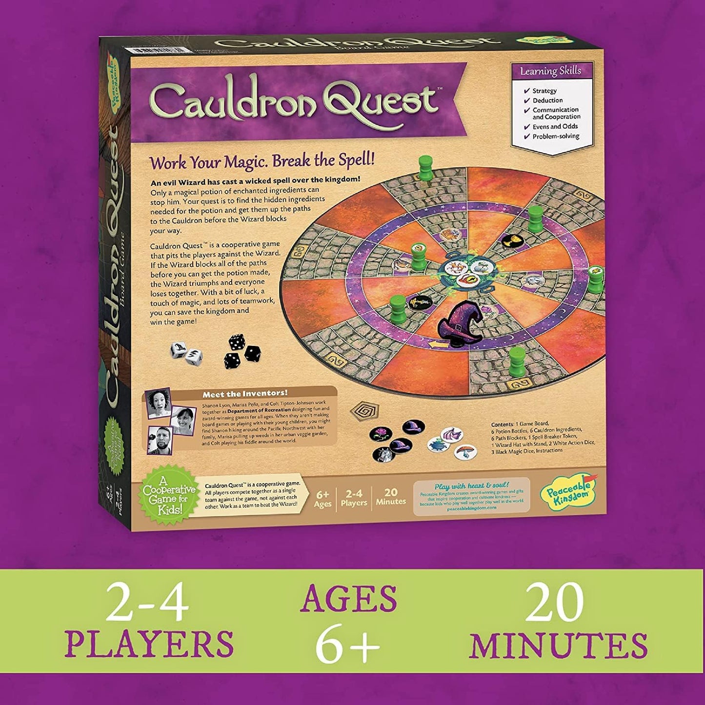 Cauldron Quest Cooperative Potions and Spells Game for Kids