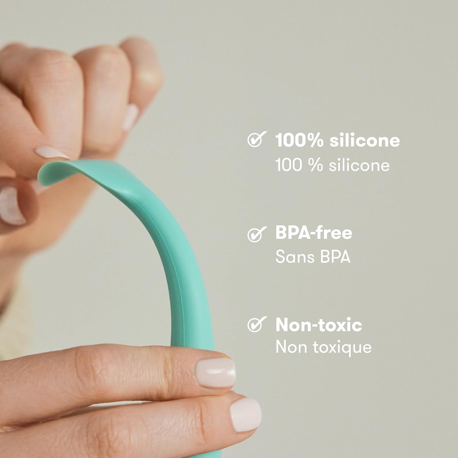 Diaper Cream Spatula, 100% Silicone Butt Spatula for Baby, Diaper Cream Applicator for Easy + Clean Use of Butt Paste & Diaper Rash Cream, BPA- Free, Teal