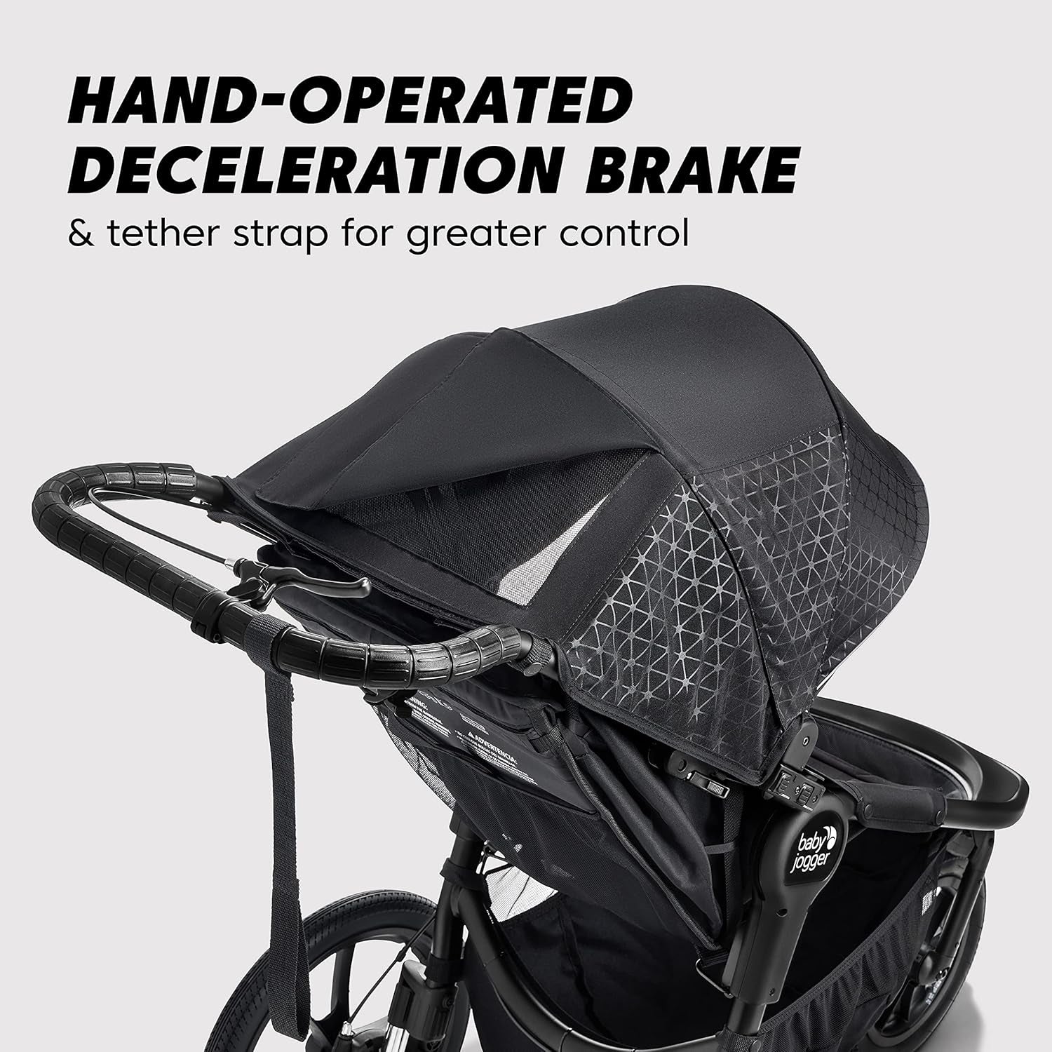 Summit X3 Jogging Stroller, Midnight Black
