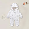 0-12M Cartoon Newborn Bodysuit Warm Romperssoft Newborn Baby Clothes Flannel Autumn Winter Baby Boys Girls Jumpsuit