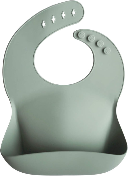 Silicone Baby Bib | Adjustable Fit Waterproof Bibs