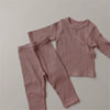 Children'S Pajamas Set Baby Suit Kids Clothes Toddler Boy Girl Soft Cotton Tops Shirts + Pants Set Autumn Winter Home Wear 0-6Y
