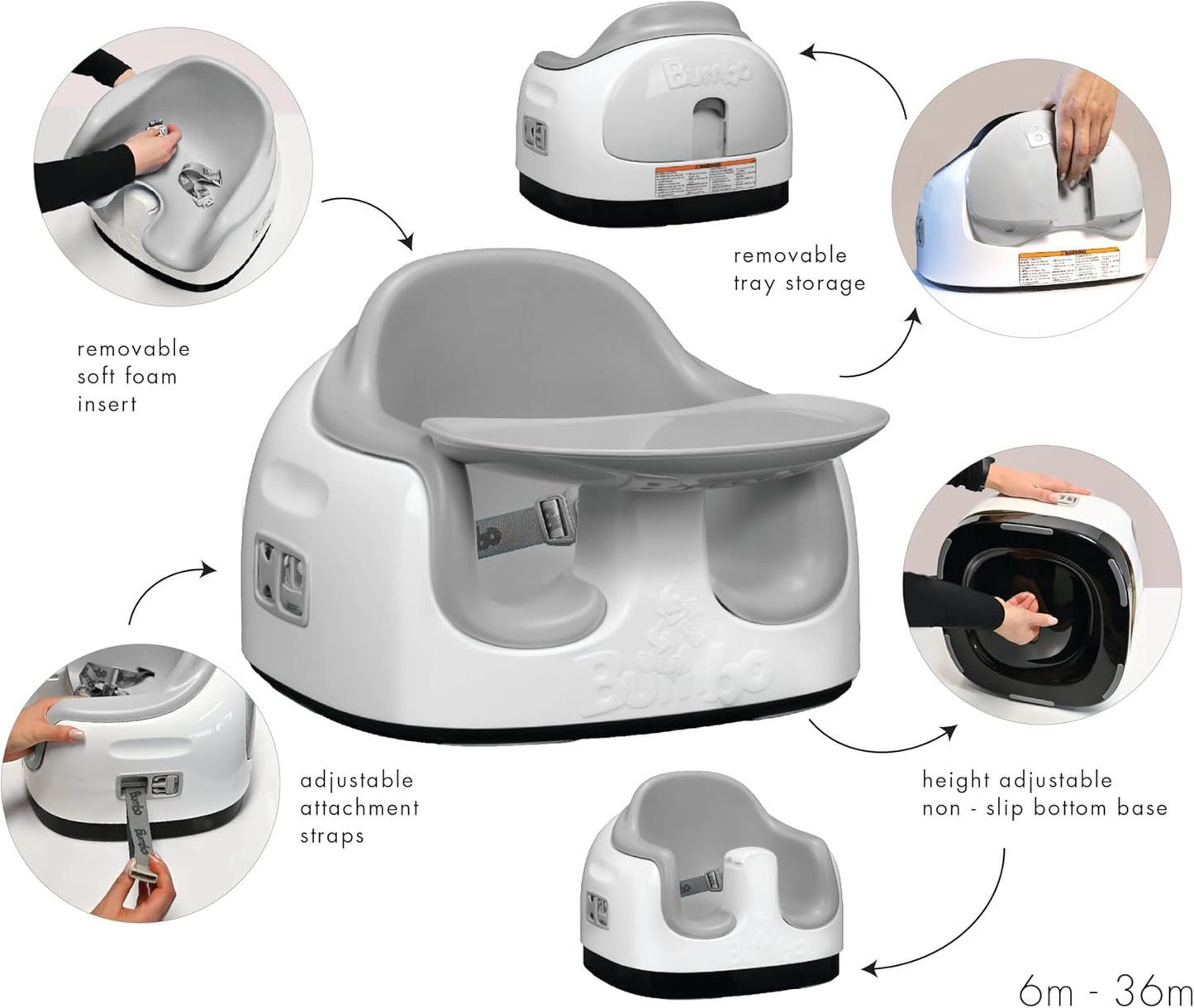 Multi Seat - Cool Grey