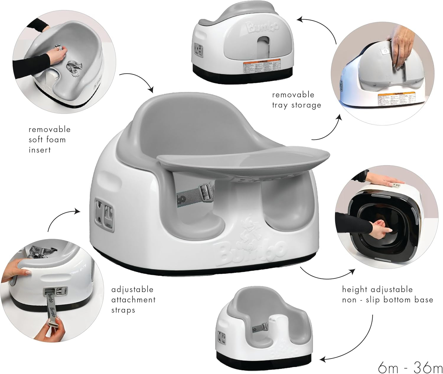 Multi Seat - Cool Grey