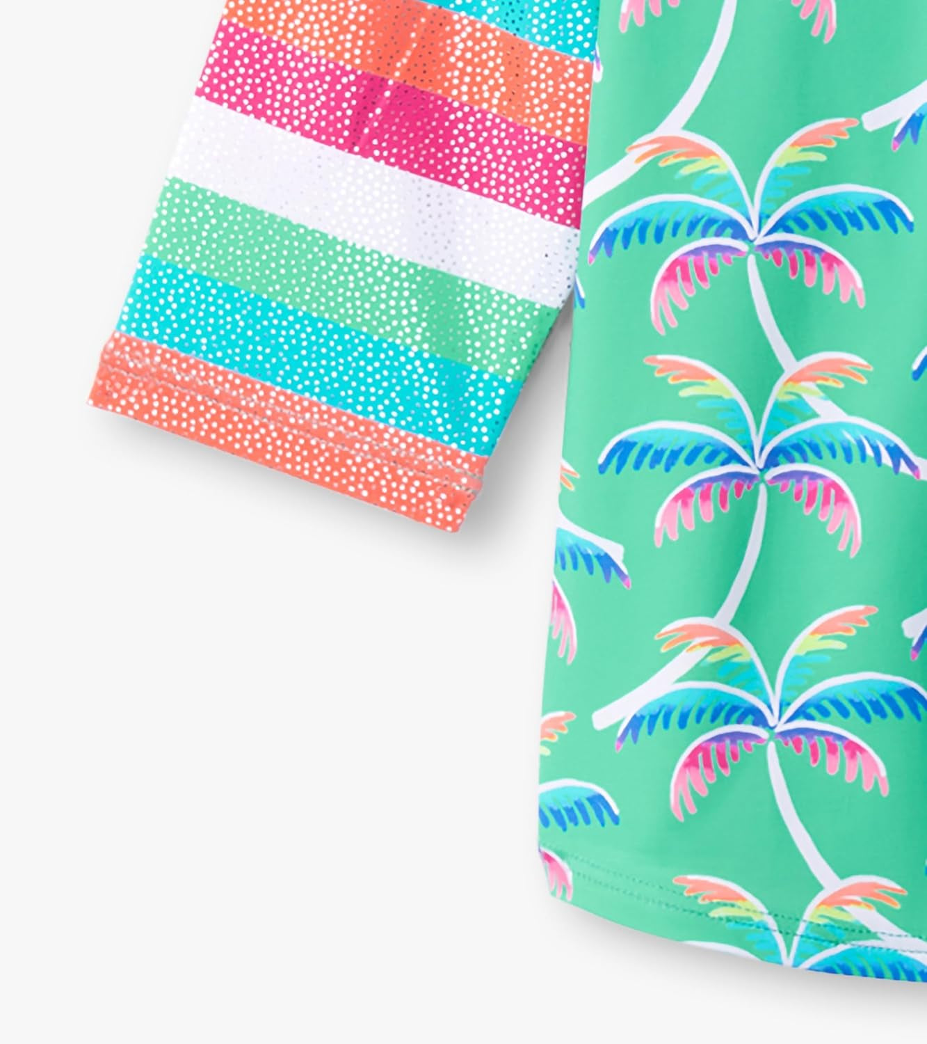 Girls' Rainbow Palm Rashguard Set (Toddler/Little Big Kid)